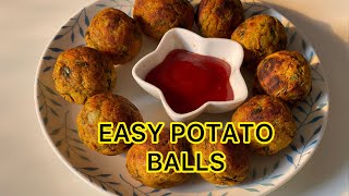 Iftar Recipe/5mins Potato Balls Recipe/Quick&Easy Snack Recipe/Easy /Party Snacks/TeaTime Snack