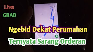 LIVE ONBID GRAB,NGEBID DI AREA  PERUMAHAN TERNYATA SARANG ORDERAN