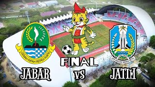 Jabar vs Jatim di Babak Final Cabor Sepakbola PON XXI Aceh Sumut 2024