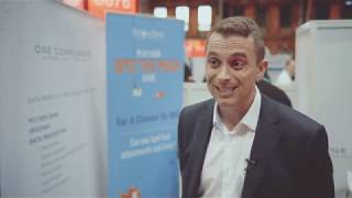 Simon Woods - Why One Compliance exhibit at Cyber Security X Manchester