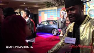 MissPhaShunta Interviews Shaliek at the 2014 soul train awards red carpet