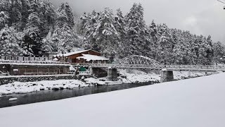 Beautiful View Of Hotel Heevan Pahalgam After Snowfall😍😍 || Exploring Kashmir ❤ #whatsappstatus