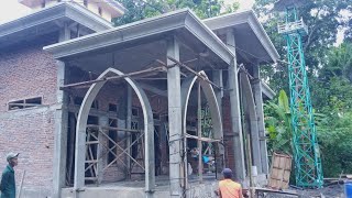 @Proses simpel memasang plengkung masjid