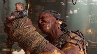 God of War 5 Ragnarok - Gryla The Giant Boss Fight (Angrboda Grandmother) PC / PS5