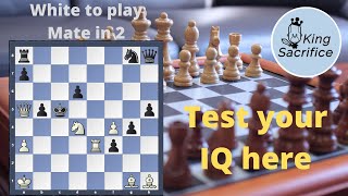 Hard mate in 2 chess puzzles.🔥Try to solve them🔥