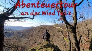 Abenteuertour an der Wied Teil 2 von Mr. Pfade - Gefährliche Kletterpassagen bei Niederbreitbach