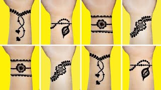 Latest bracelet mehndi design 2023 | New front hand bracelet mehndi tattoo|