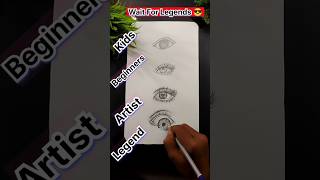 EYE Drawing 😍 | kids - Legend😂 | #shorts #pritamdrawingart