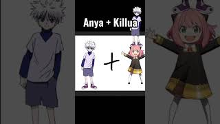 ¿Cómo se vería Anya fusionada con Killua? #spyxfamily #hunterxhunter #anime #drluigi97 #anyaforger