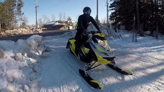 North Shore Snowmobile Trail - Polaris' & Ski Doo RS600