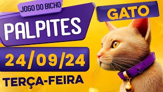 PALPITE DO DIA 24/09/2024 - JOGO DO BICHO 🍀 TODAS AS LOTERIAS 🍀