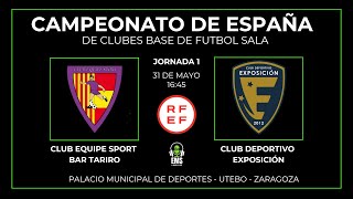 CAMPEONATO DE ESPAÑA BENJAMÍN CLUB EQUIPE SPORT VS CD EXPOSICIÓN