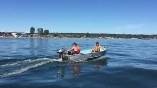 Boys Boat in Point Roberts