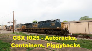 CSX I025 in Athens - Autoracks, Containers and Piggyback Trailers