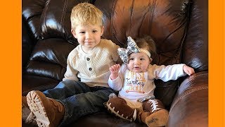 Thanksgiving Day 2017|Baby's First Thanksgiving