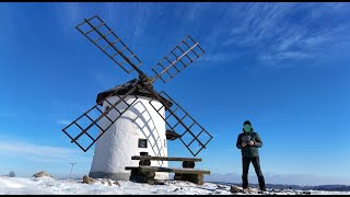 DJI 4 PRO - Windmill in the field / Balerův větrný mlýn na poli - Spálov