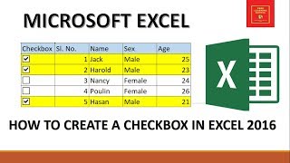 How to Create a Checkbox in Excel 2016 II MS Excel, Checkbox II Conditional Formatting II