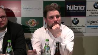 Pressekonferenz ESVK vs Heilbronn am 12.04.2015 (Wir sind Kaufbeuren)