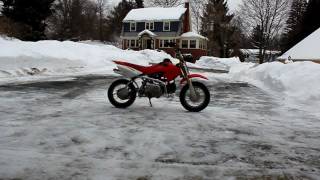 crf50 walkaround, cold start