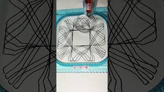 How many rotations did the pen make in total? ?? #Spirograph #satisfying #shorts