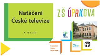 Úprkovy novinky: Natáčení pořadu České televize