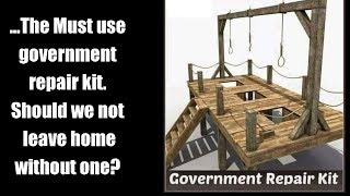 ...The Must use government repair kit  should we not leave home without one?