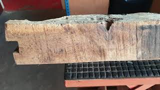 Test Blast on an Oak Beam