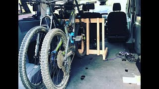 Ford Transit Custom bike Rack DIY super easy!!