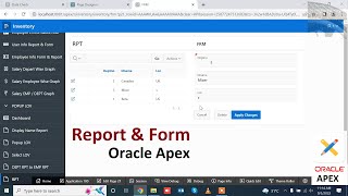 How to Create Report with Form in Oracle Apex | Mr Gactack