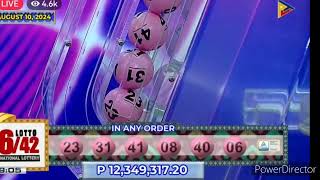 PCSO 9:00 PM DRAW - AUGUST 10, 2024 LOTTO RESULTS