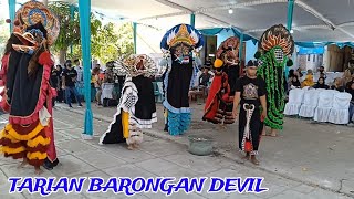 tarian barongan devil