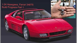 Hasegawa 1:24, Ferrari 348TS - Build Progress - Part 1