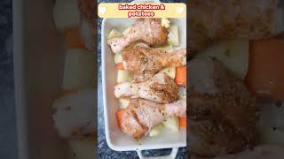 Baked chicken with potatoes