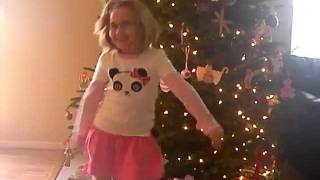 Lauren dancing for Daddy & Noelle