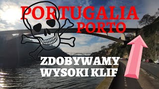 Portugalia Porto - wchodzimy na wysoki klif po niespodzianki 😁 27/11/2022