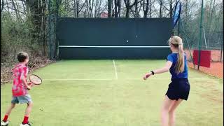 Tennis Ballwall sisters fight 💯💕🏆 - Niklas Tennisstar