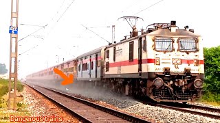 Best Trains videos in India | Electric trains at full speed | Trains videos Indian Railways.