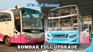 Progress Rombak Body Hino RK Basic Piala Mas Jadi JB3 MHD || Stok Jual Hino RK.