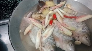 MASAK IKAN SUNGAI, UNTUK LAUK MAKAN MALAM BERSAMA FREDRICK //