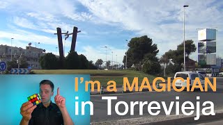 Magician in Torrevieja-Punta Prima. Storys from Halloscooter.com