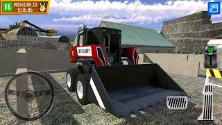 Real Mini BullDozer Driving - Quarry Parking Simulator - Android IOS Gameplay - Quarry Parking Lot