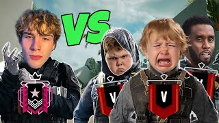 1 CHAMP vs 3 COPPERS... (Rainbow Six Siege)