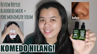 REVIEW BREYLEE BLACKHEAD MASK + PORE MINIMIZER SERUM | masker komedo viral di tiktok | Review eps.2