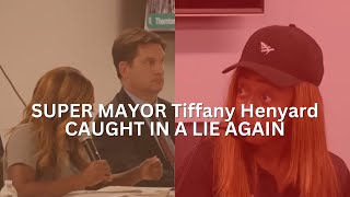 SUPER MAYOR Tiffany Henyard CAUGHT IN A LIE AGAIN