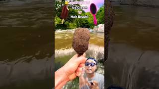 ES CREAM ATAU SISIR ⁉️ #satisfying #oddlysatisfying #fidgettoys #chocolate #funny #challenge