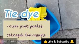 Tie-Dye Celana jeans pendek | DiniSri #92