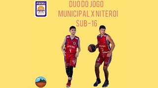 Jogo de Basquete | Municipal x Niteroi 2º jogo das semifinais da série Prata A2 Sub-16 @FBERJPLAY