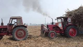 2 Belarus tractor🚜💪 Full Load Trolley in suggrance(4k)