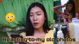 [REACTING TO MY OLD PHOTOS] ANG ITIM KO DATI!