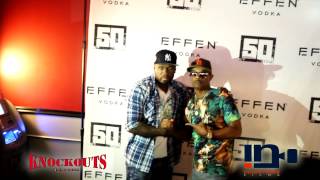 50cent invades Knockouts Bar and Grill